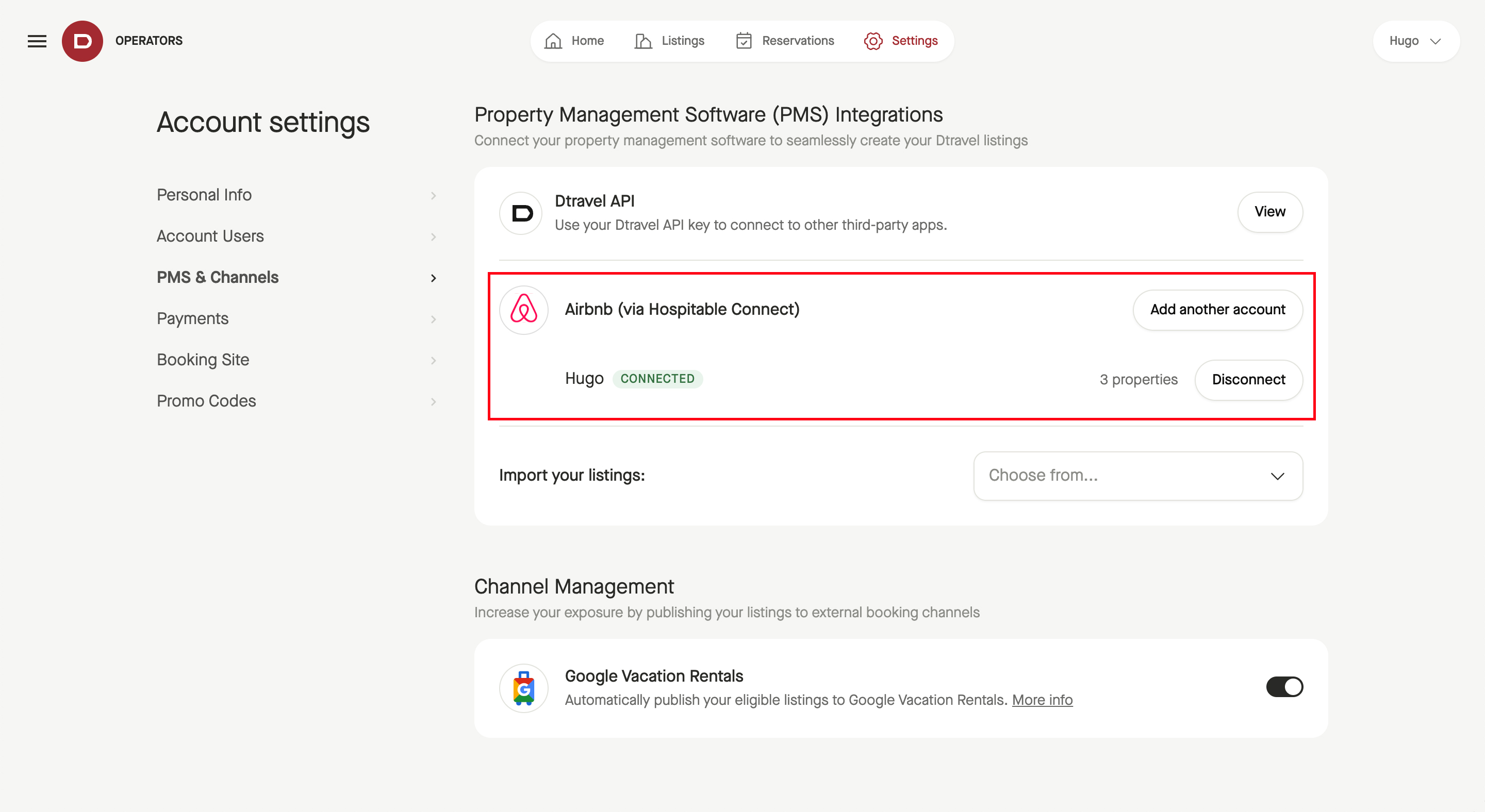 Como conectar a Dtravel directamente com a Hostkit