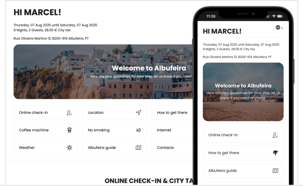 Guidebooks digitais para Alojamento Local